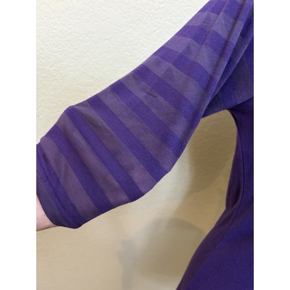 Women's University of Washington Huskies Purple 3/4 Sleeve Football Shirt Large - Picture 9 of 10